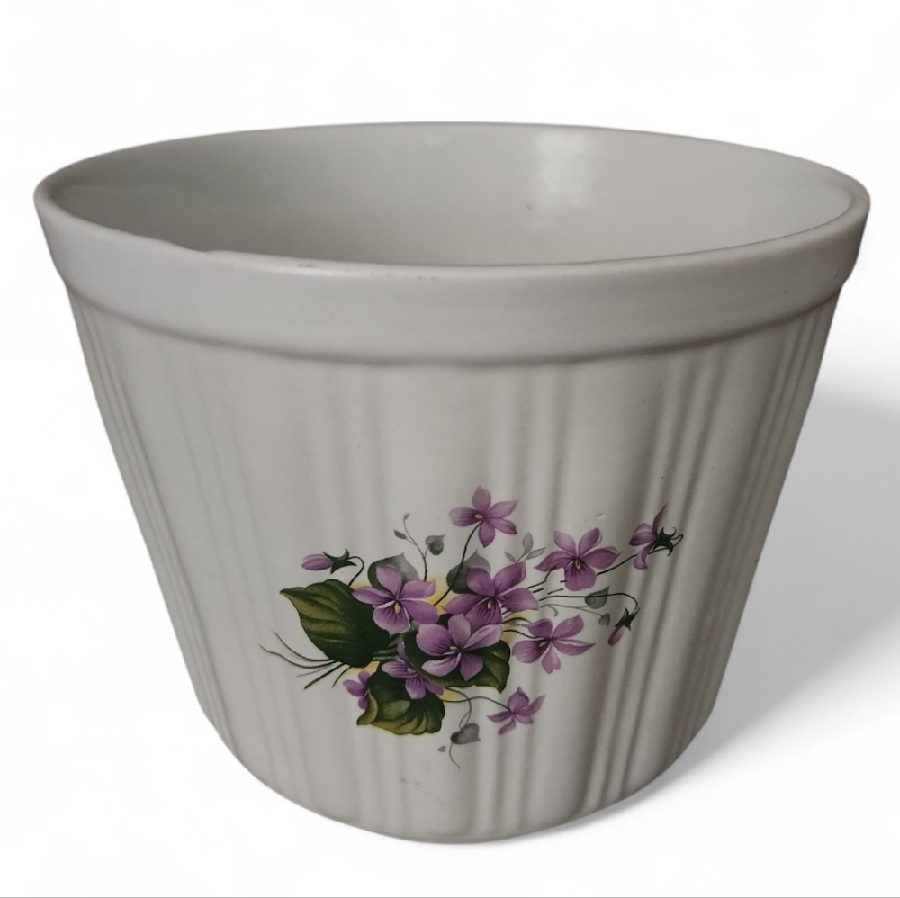 Vintage Ceramic Old Foley James Kent Ltd. Staffordshire England Flower Pot